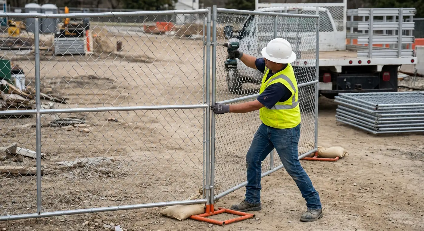Modular fence reconfiguration system in action in Smyrna, TN