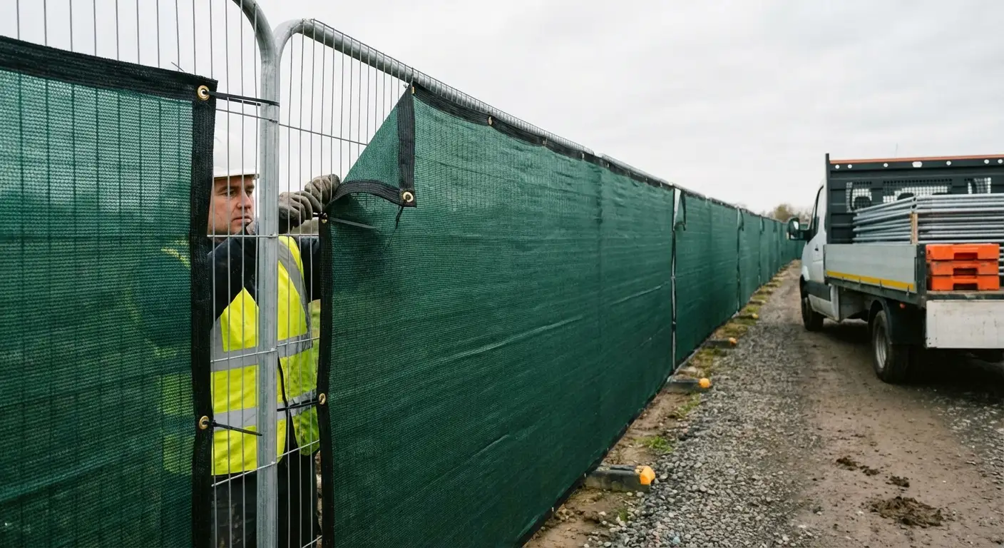 High security temporary fencing perimeter in Smyrna, TN