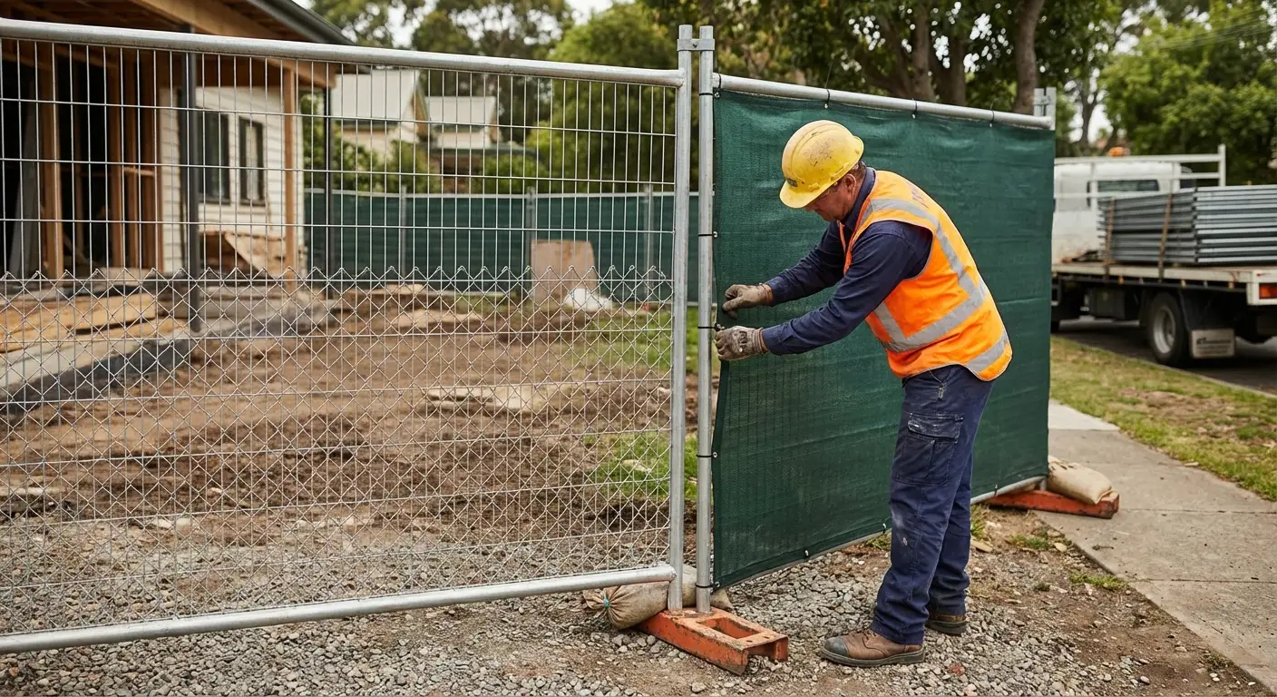 Smyrna residential fencing project