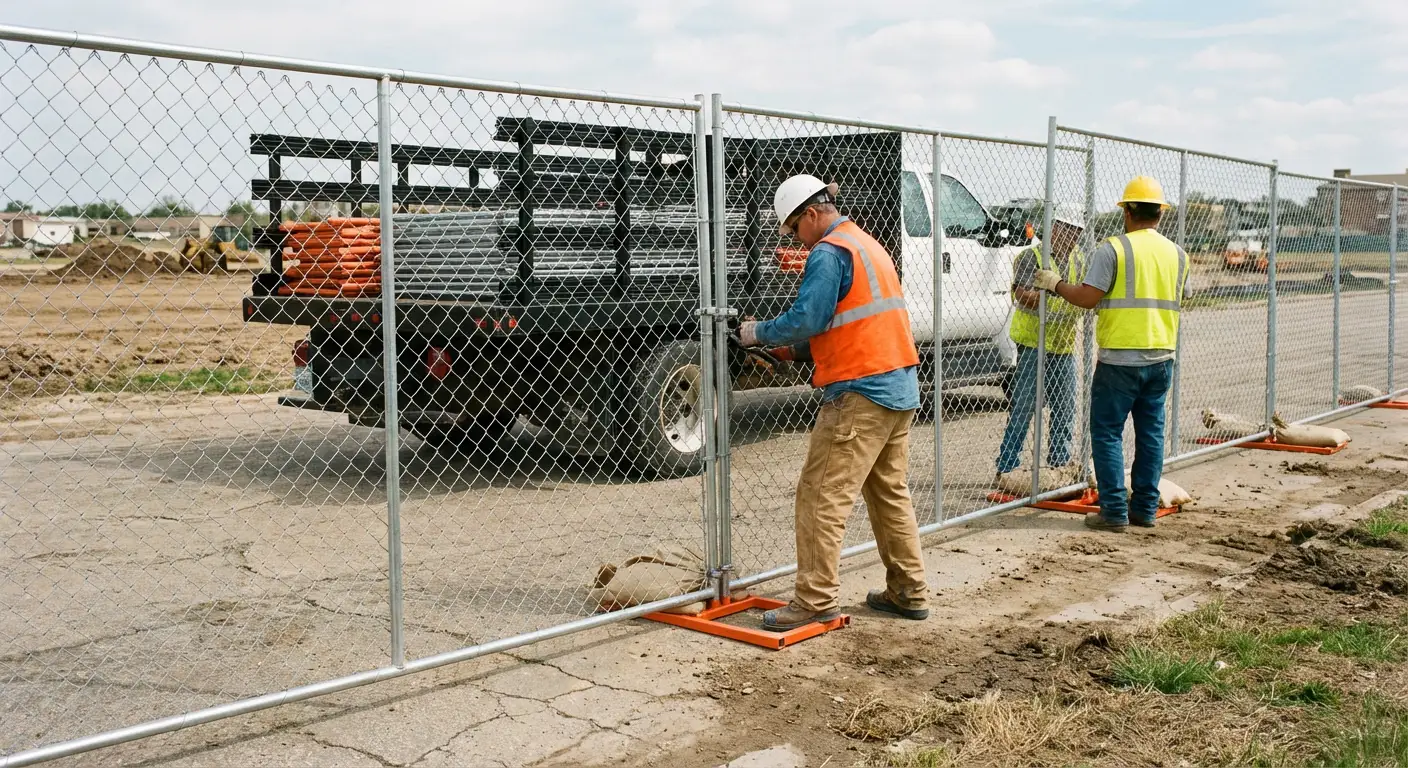 Temporary fencing deployment in Smyrna, TN