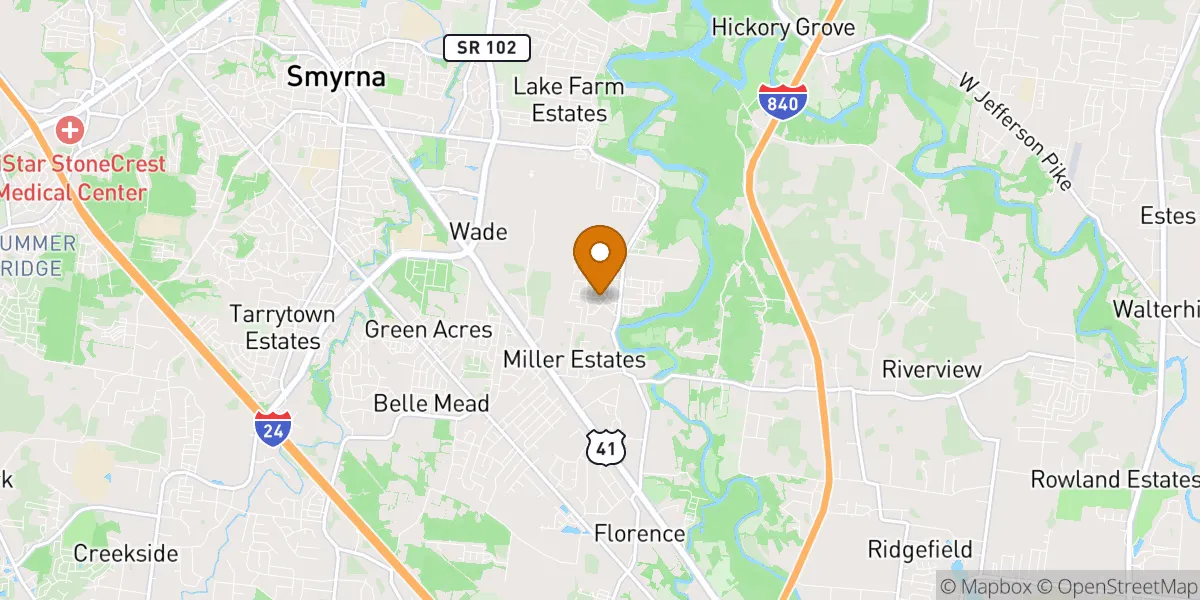  neighborhood map in Smyrna, TN