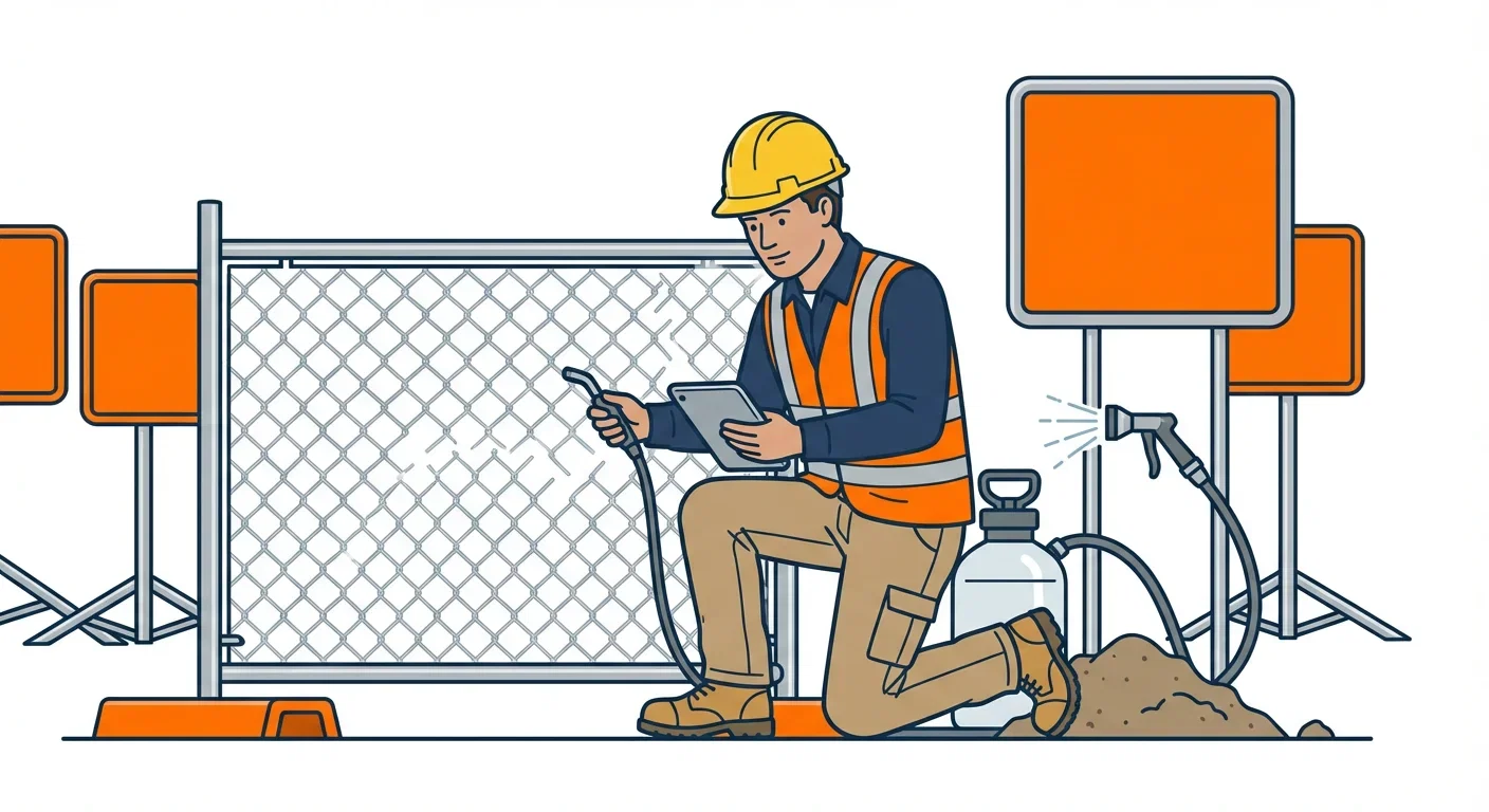 SWPPP Dust Compliance Warning Signs Infographic in Smyrna, TN