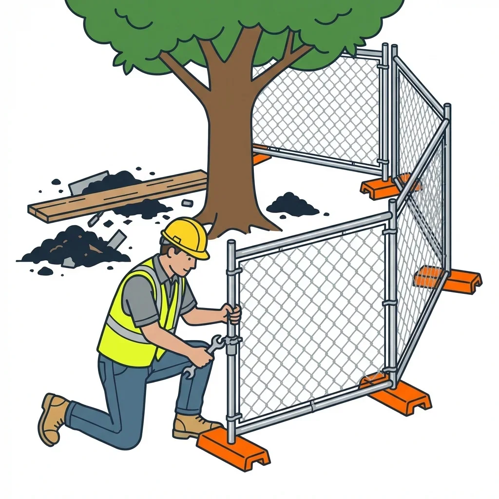 Infographic detailing common tree protection violations and prevention in Smyrna, TN